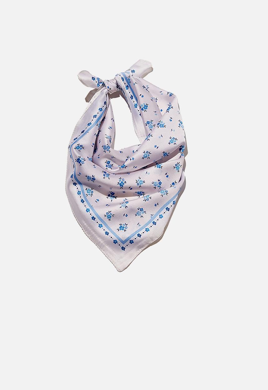 Rubi - Soho bandana - lenni floral ecru blue