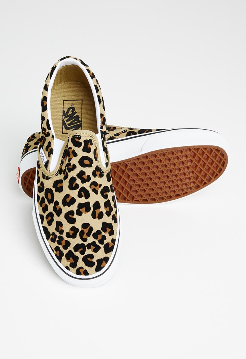 Vans - Classic slip-on - leopard/true white
