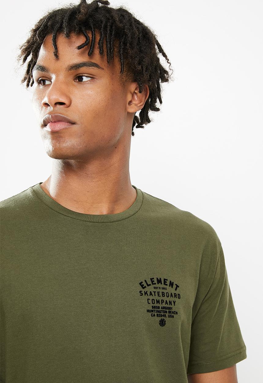 Element - Address short sleeve  tee - olive