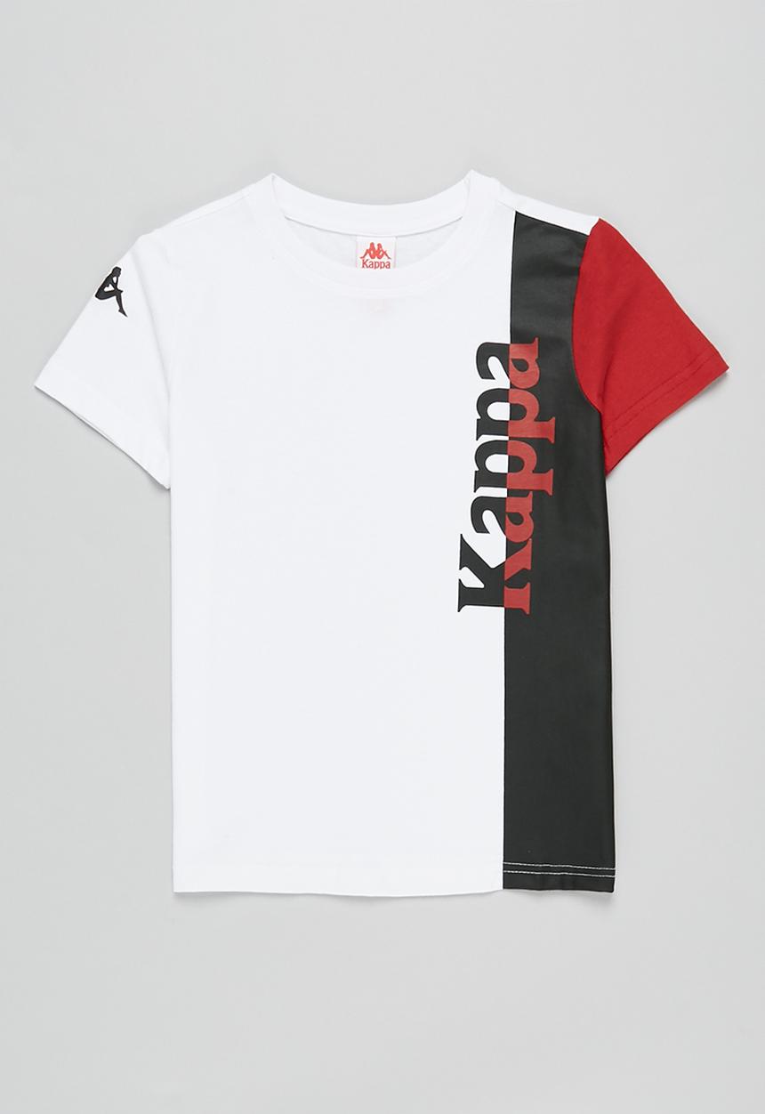 KAPPA - Authentic tony T-shirt  - white & red