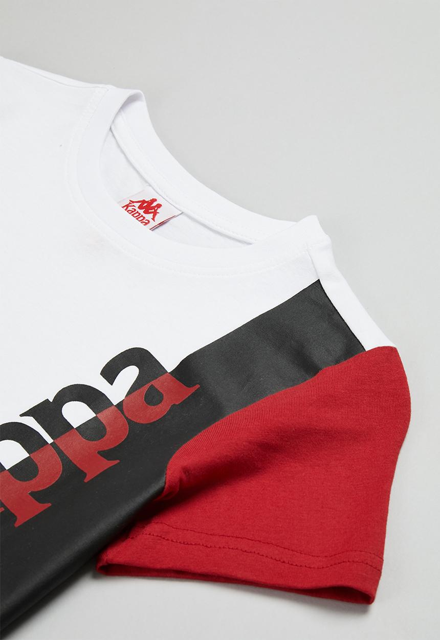 KAPPA - Authentic tony T-shirt  - white & red