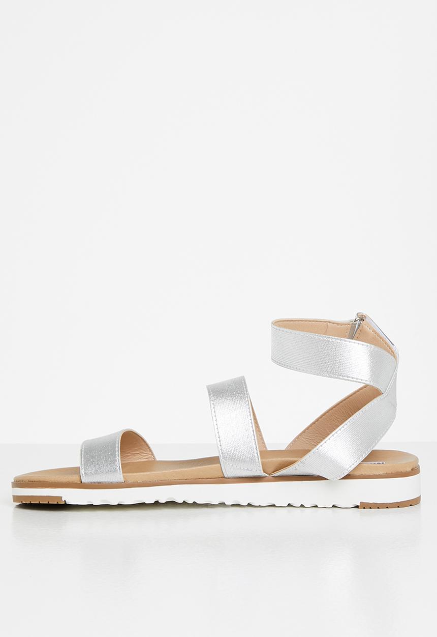 Madison® - Clair ankle strap sandal - silver