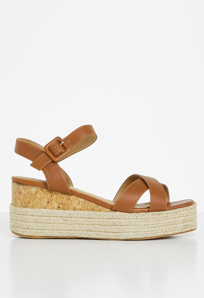 Madison® - Hailey espadrille wedge heel - tan