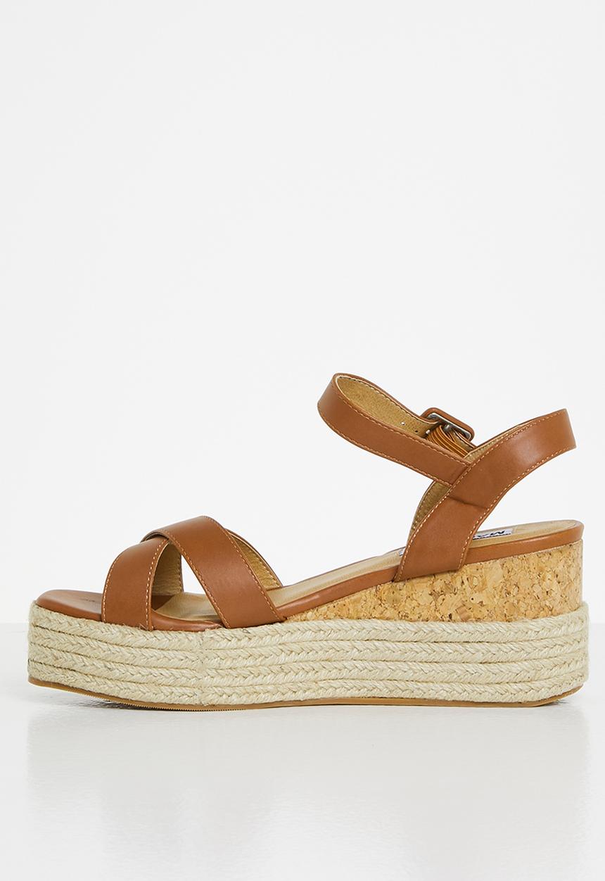 Madison® - Hailey espadrille wedge heel - tan