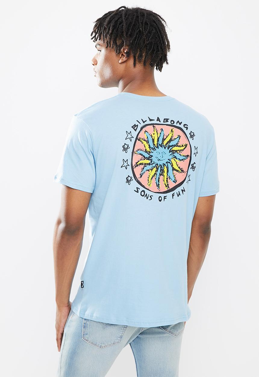Billabong  - Sons of fun short sleeve - dusty blue