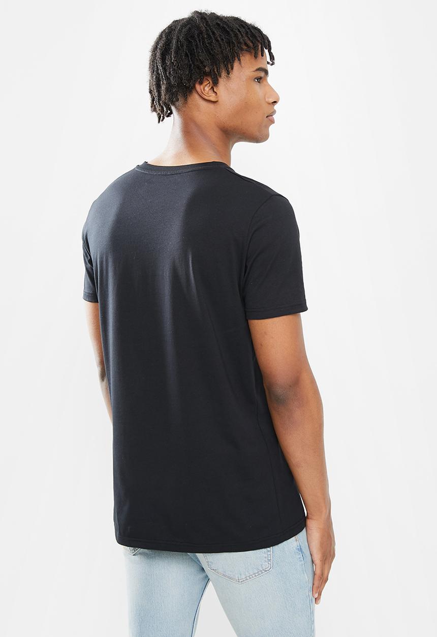 STYLE REPUBLIC - Deep v-neck tee - black