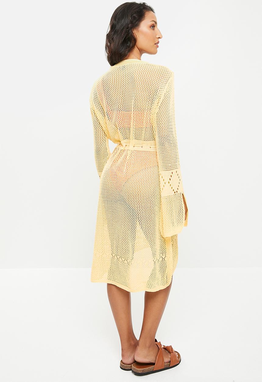 dailyfriday - Bell sleeve kaftan - light yellow