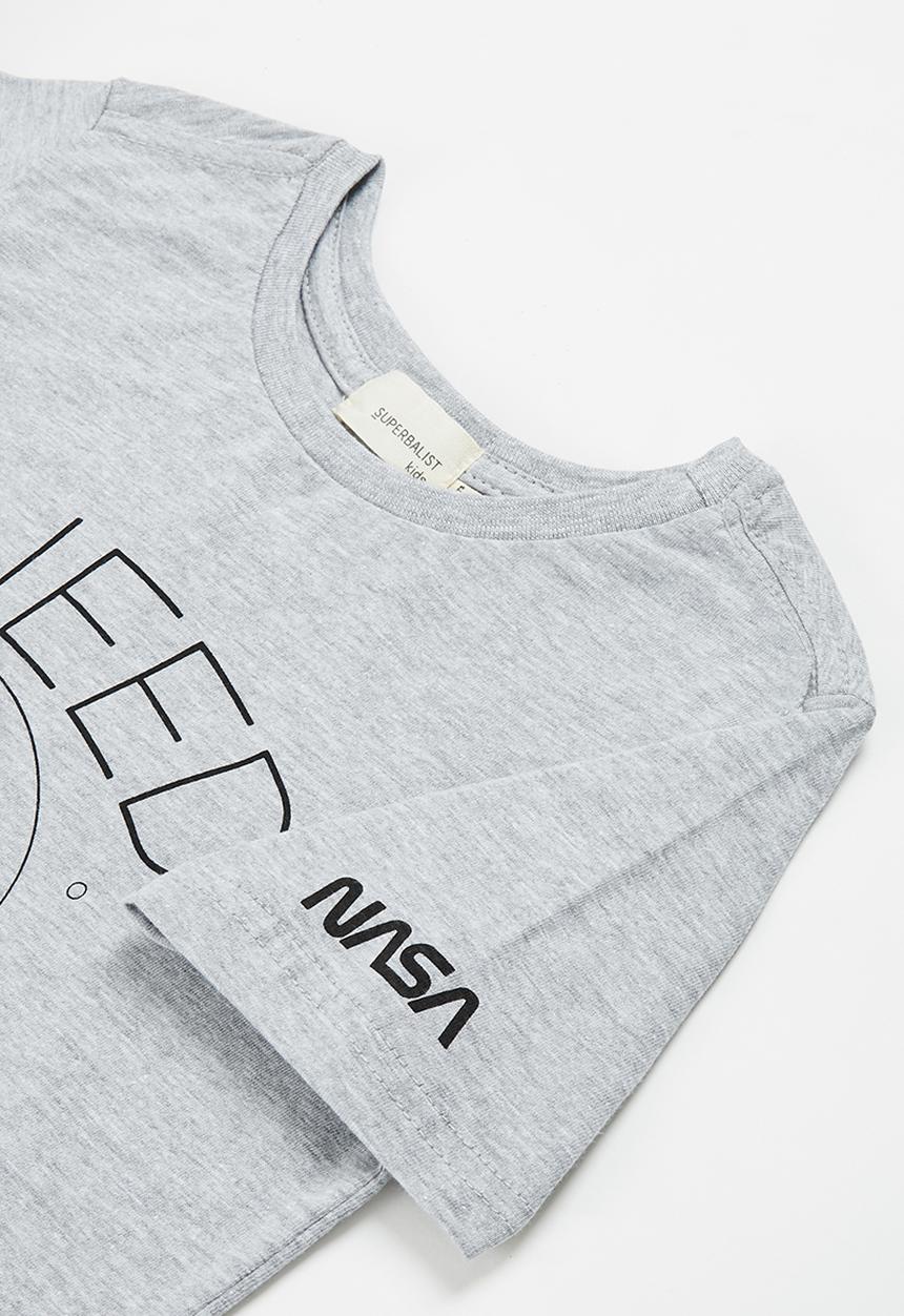 Superbalist Kids - Nasa tee & shorts set - grey & black