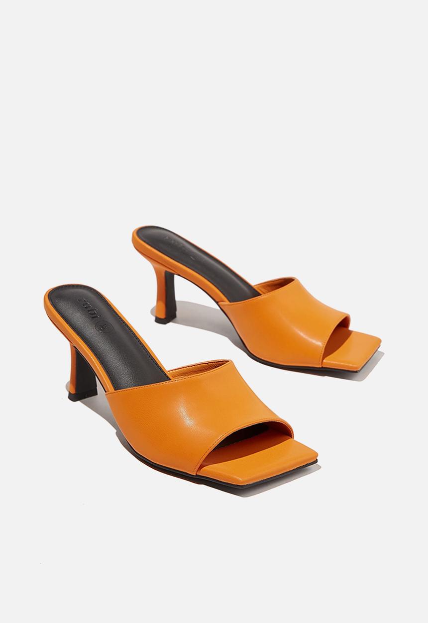 Cotton On - Elsie minimal mule - orange pu