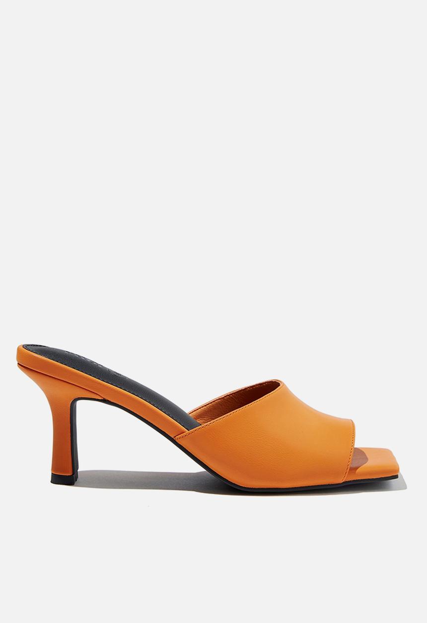 Cotton On - Elsie minimal mule - orange pu