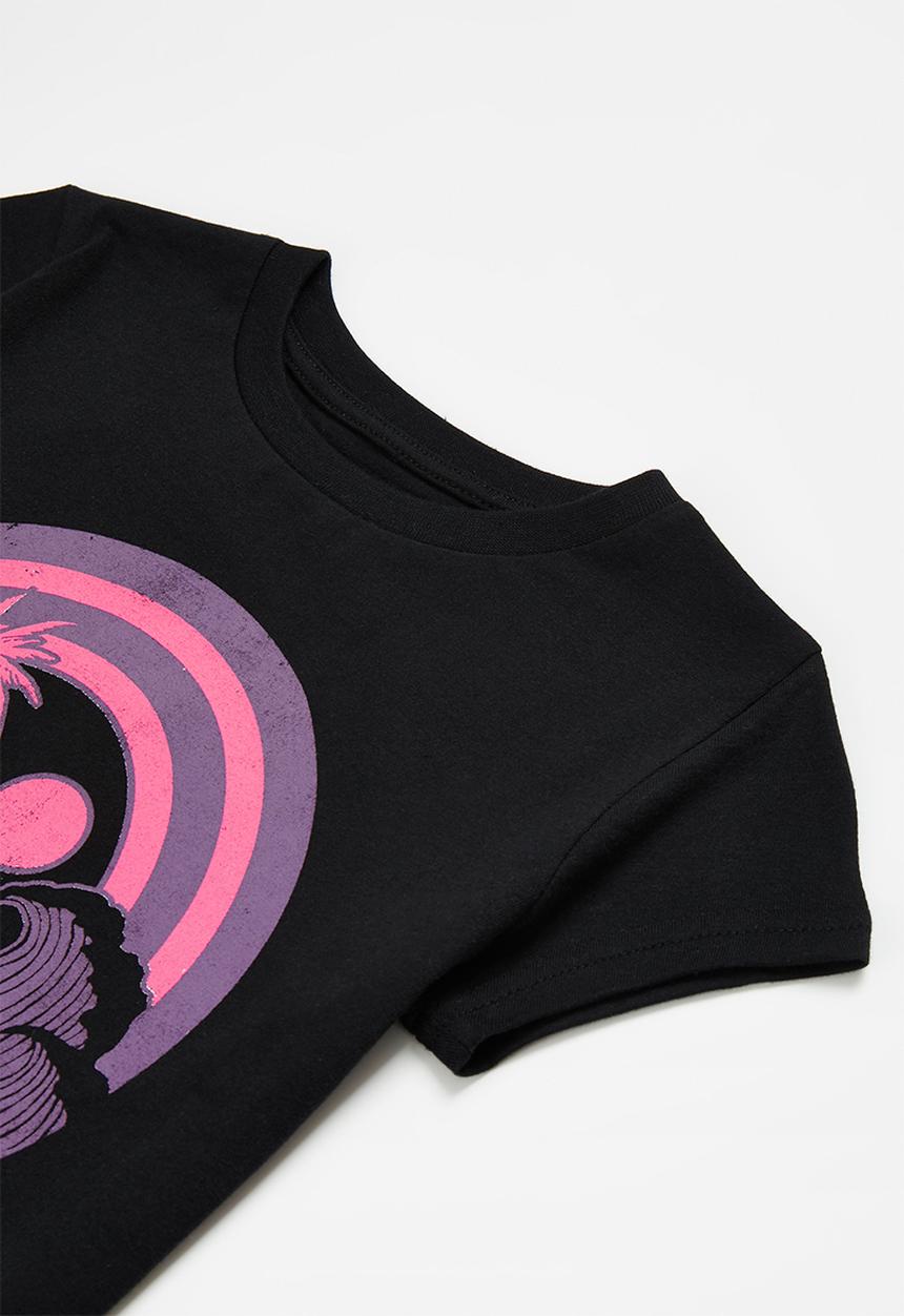 Billabong  - Rainbow wave short sleeve tee - black
