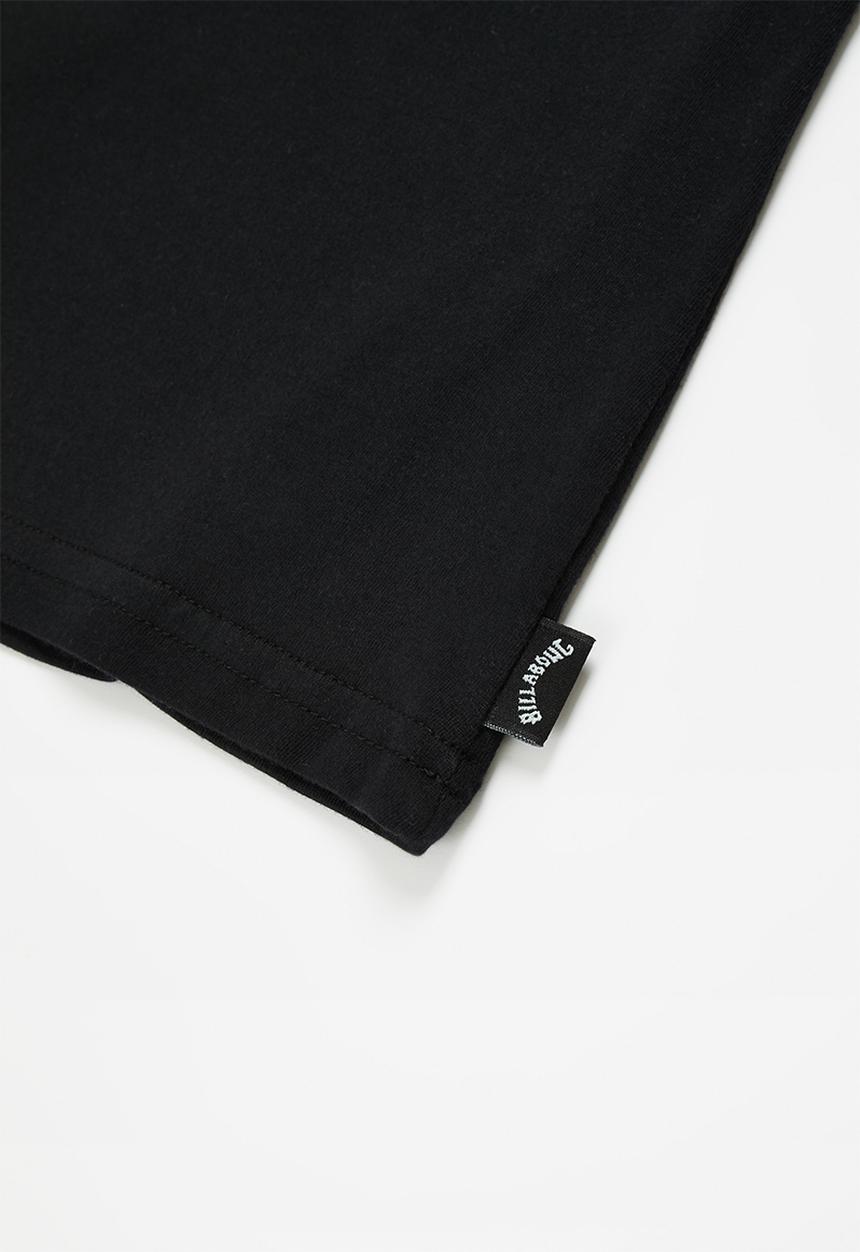 Billabong  - Rainbow wave short sleeve tee - black