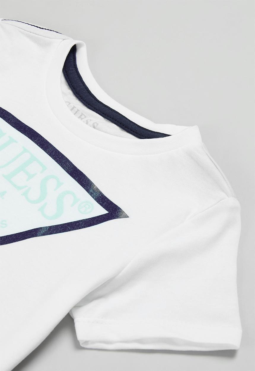 GUESS - Guess triangle tee - white