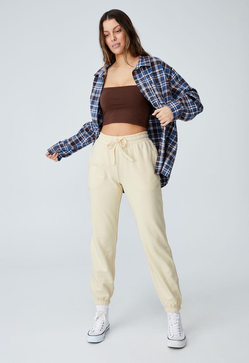 Cotton On - Freestyle trackpant - buttermilk