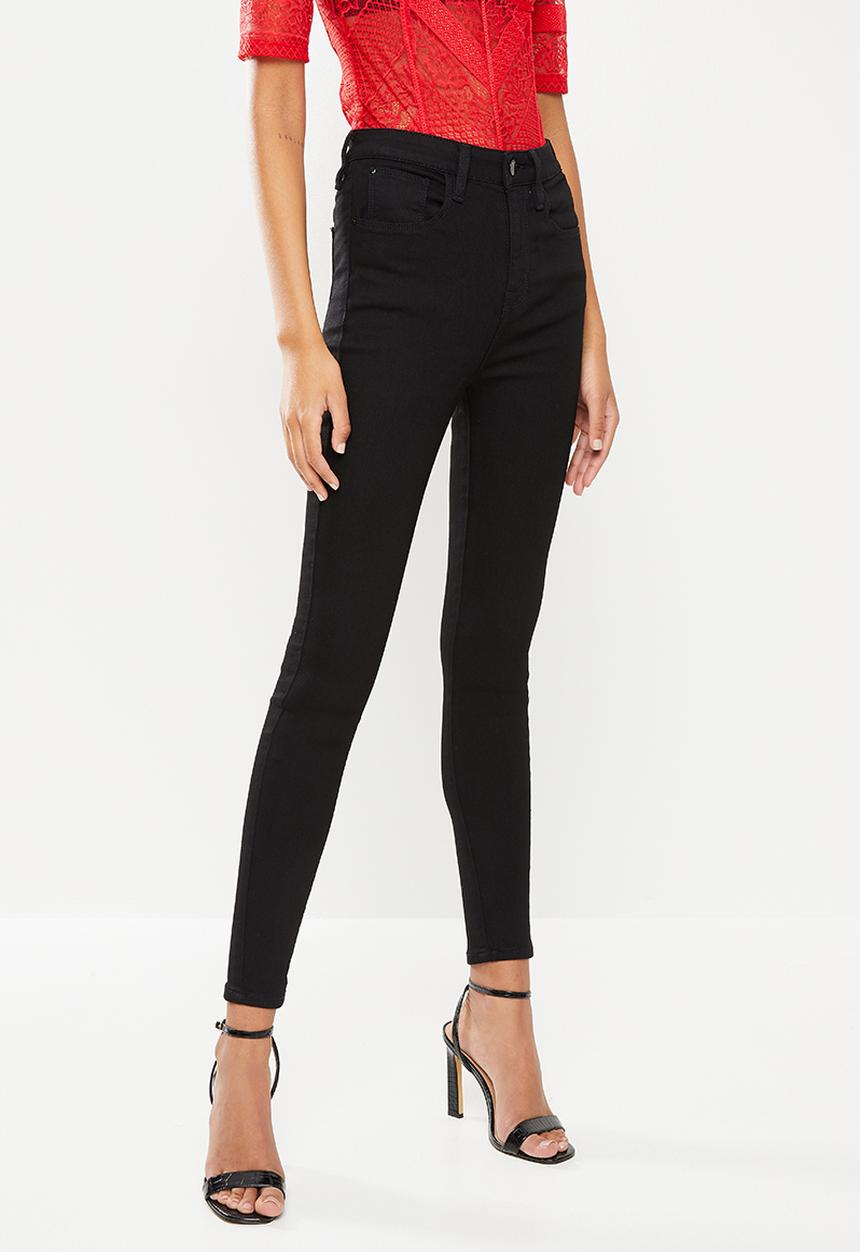 GUESS - Power skinny low - black