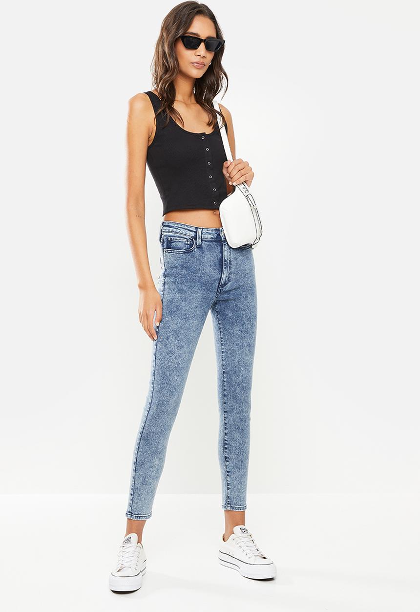 GUESS - 1981 Skinny denim - acid wash