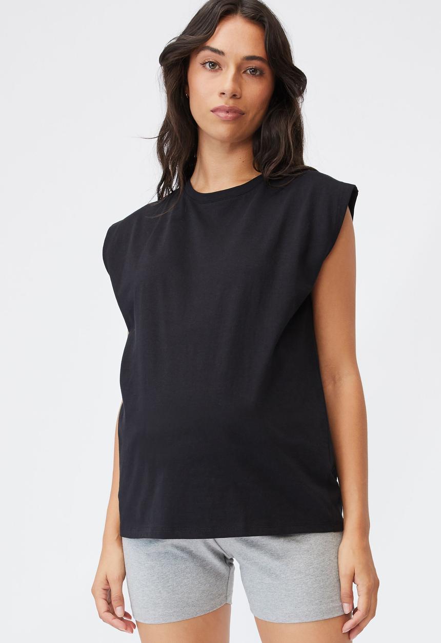 Cotton On - Maternity bike short - zodiac grey marle