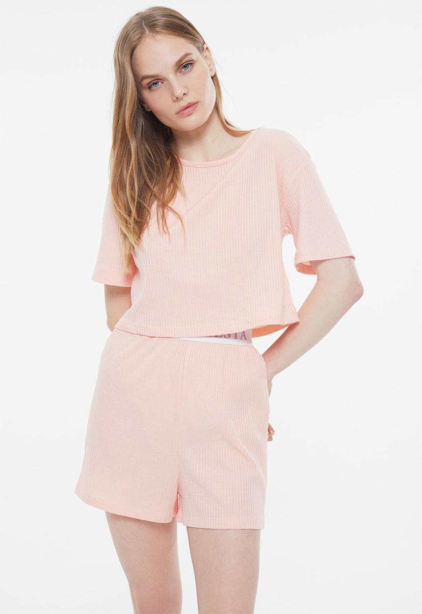 Trendyol - Knitted pyjamas set - powder pink