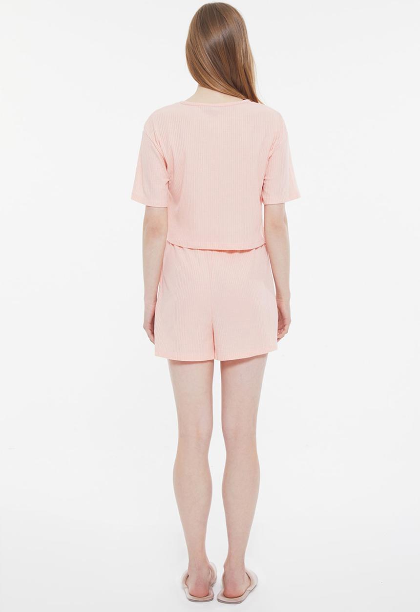 Trendyol - Knitted pyjamas set - powder pink