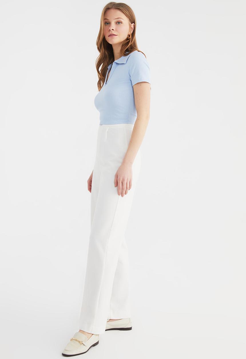 Trendyol - Açık mavi T-shirt - clear blue