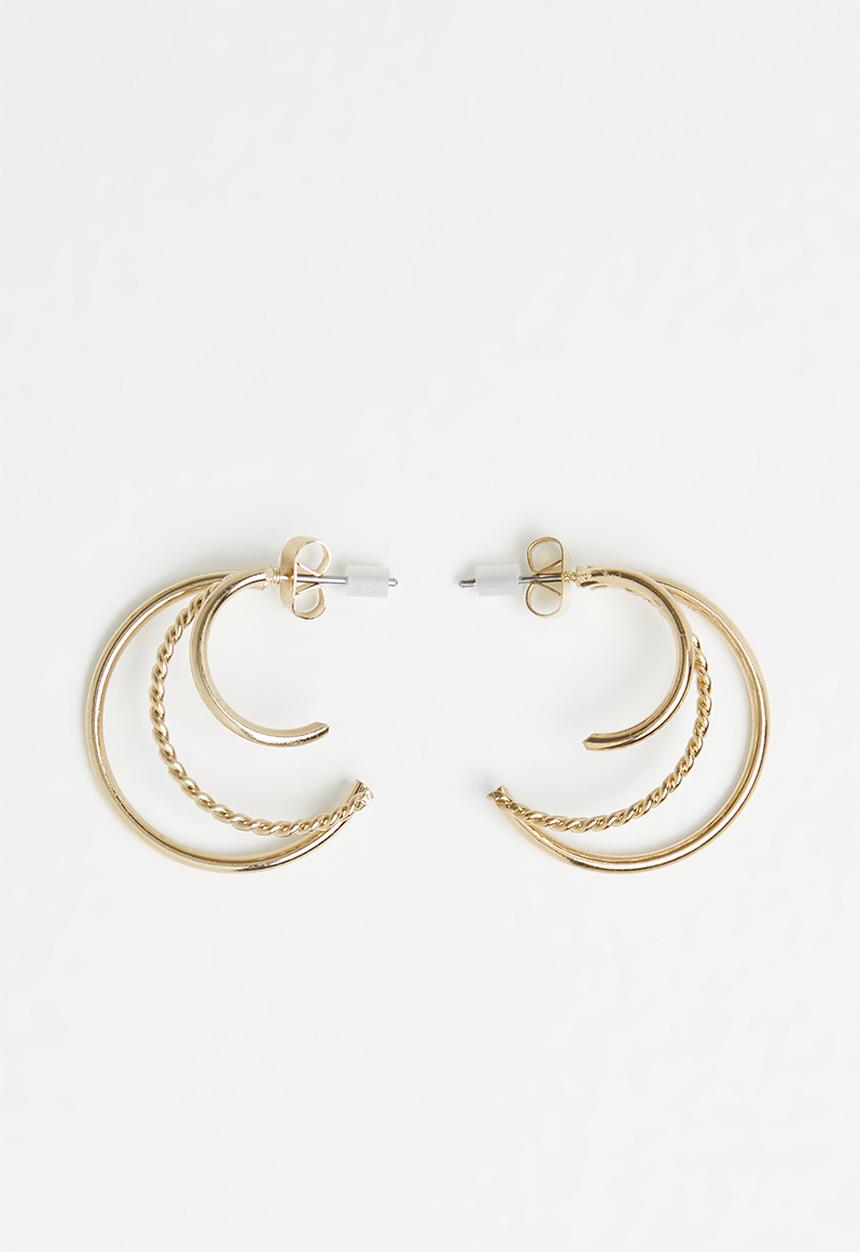 Superbalist - Adeline hoop earrings - gold