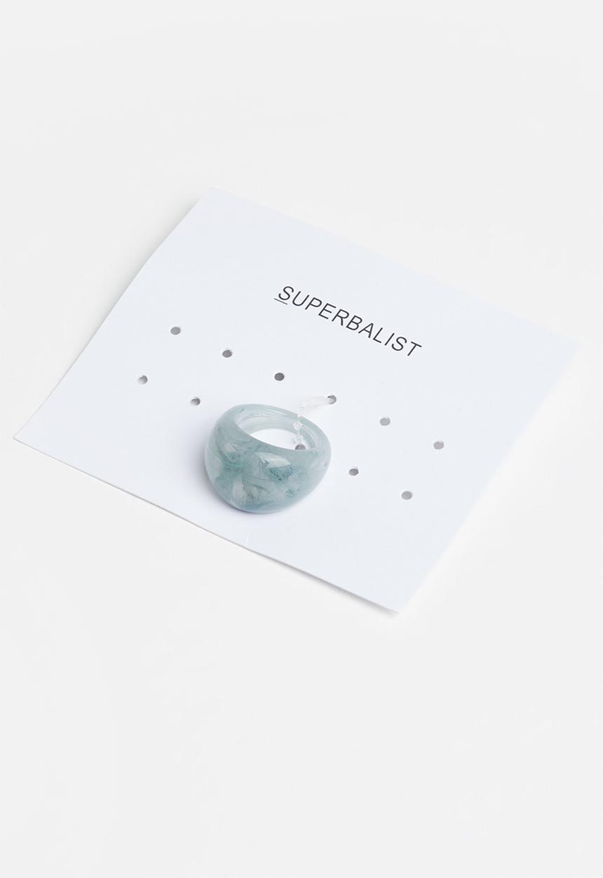 Superbalist - Resin ring - turquoise