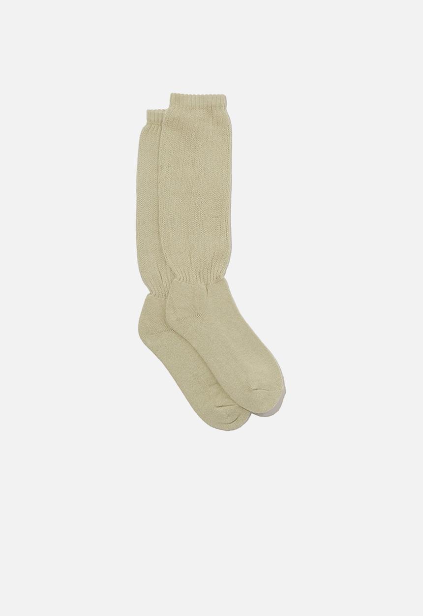 Rubi - Chunky knit dad sock - sage