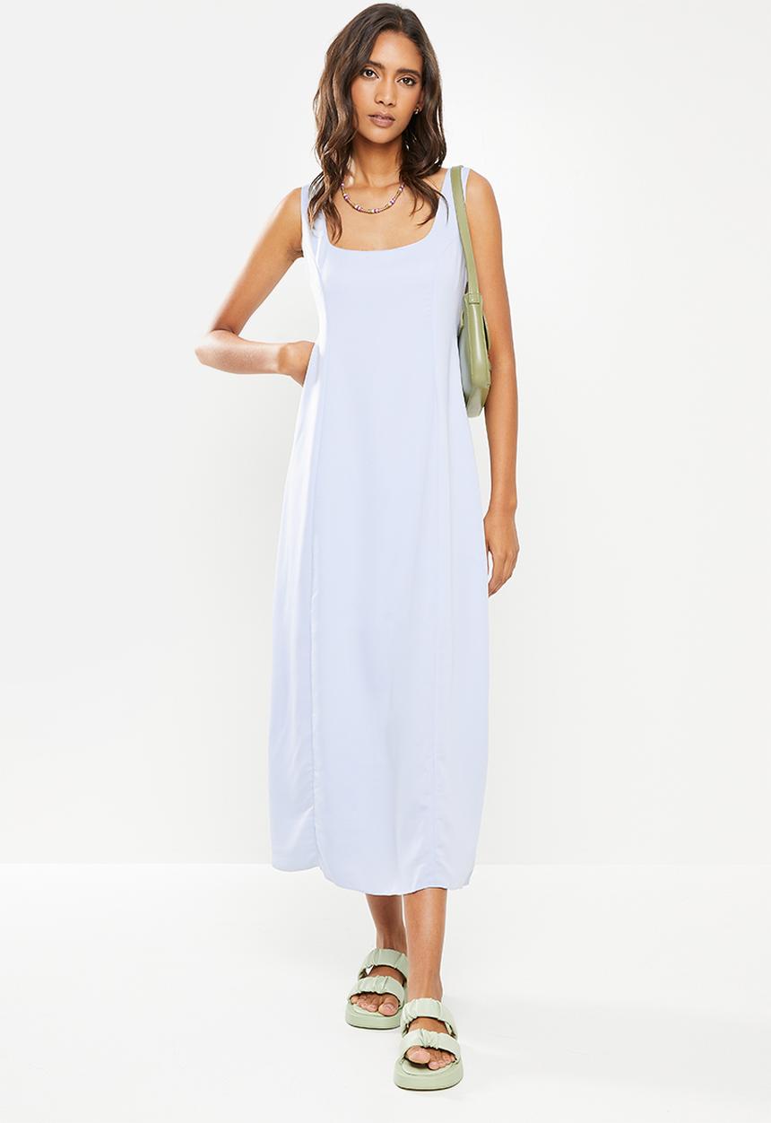 Glamorous - Square neck maxi- blue