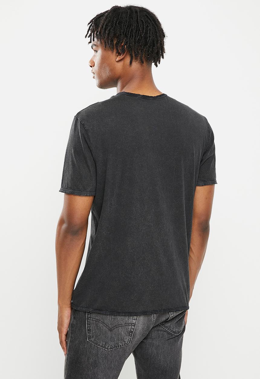 Only & Sons - Metallica reg raw edge tee - black 