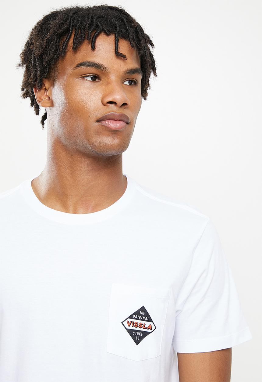 Vissla  - Solid sets premium pkt tee - white