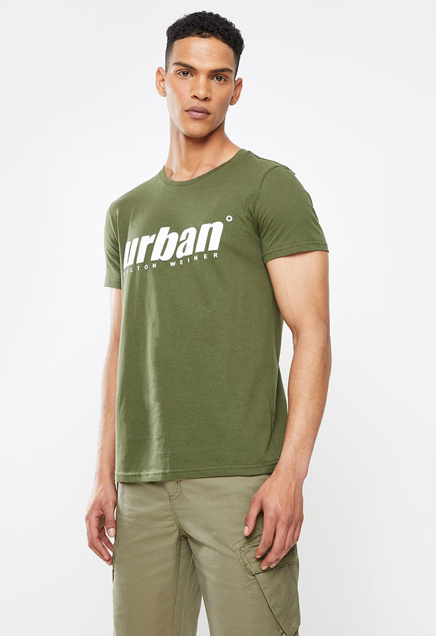 urban° - Mens urban t-shirt - olive