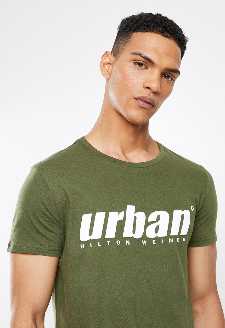 urban° - Mens urban t-shirt - olive