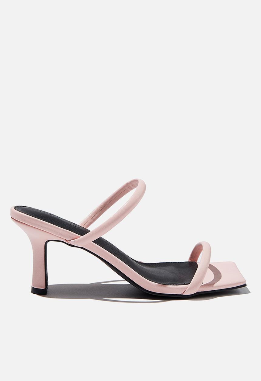 Cotton On - Danika tubular low mule - pink pu