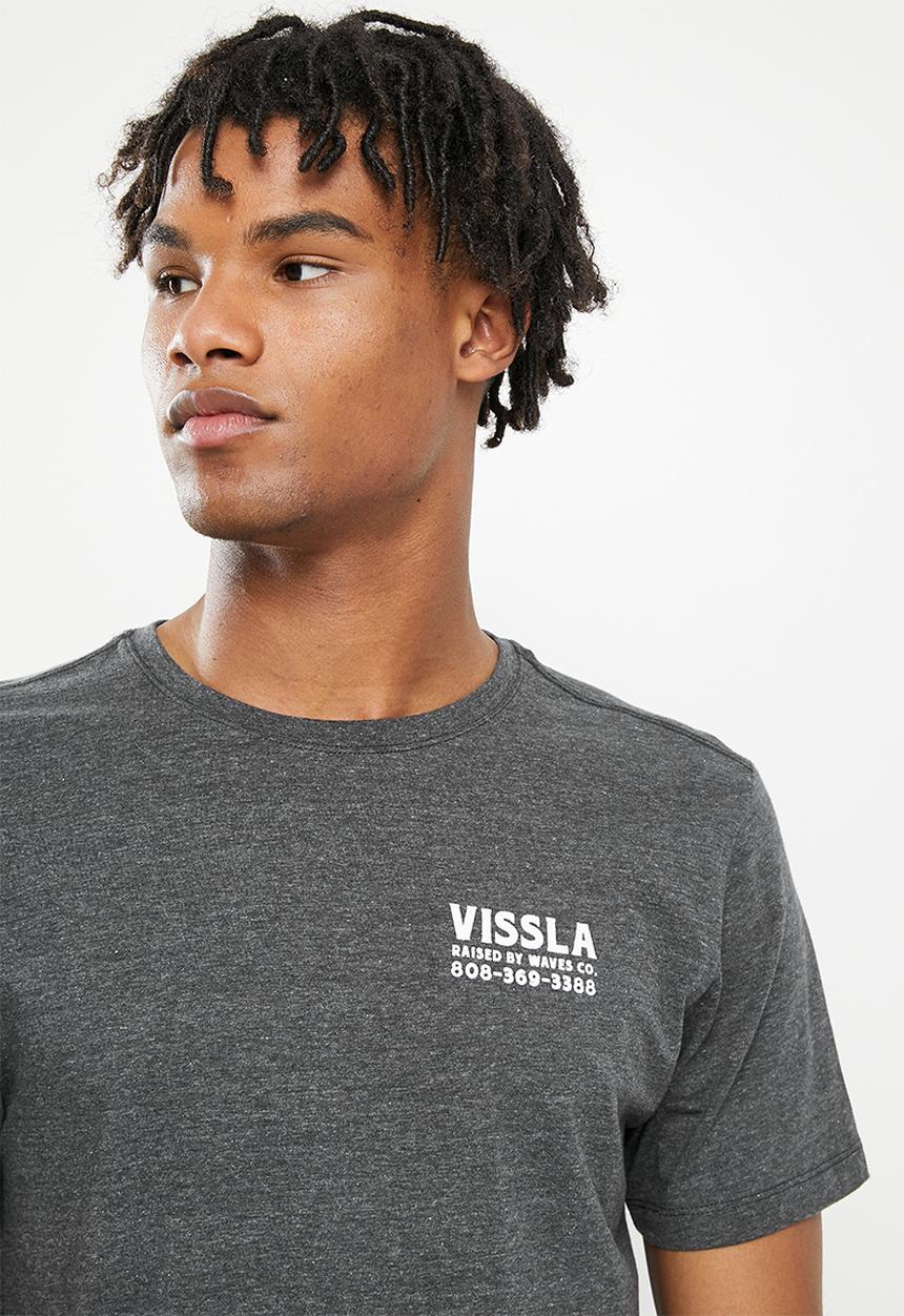 Vissla  - Hawaiian hotline tee - black heather