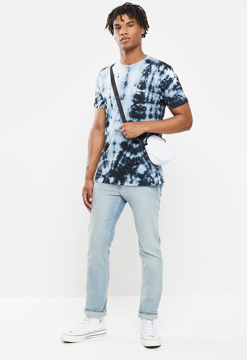 Rip Curl - Splash script tie dye tee - black