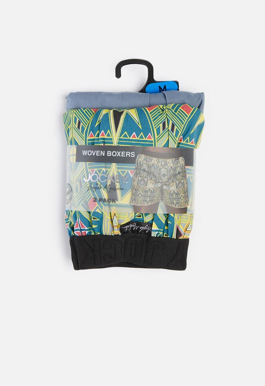 Jockey - Heritage 2 pack woven boxers - multi