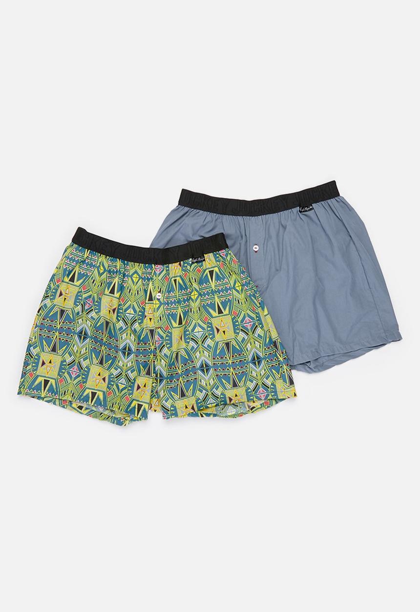 Jockey - Heritage 2 pack woven boxers - multi