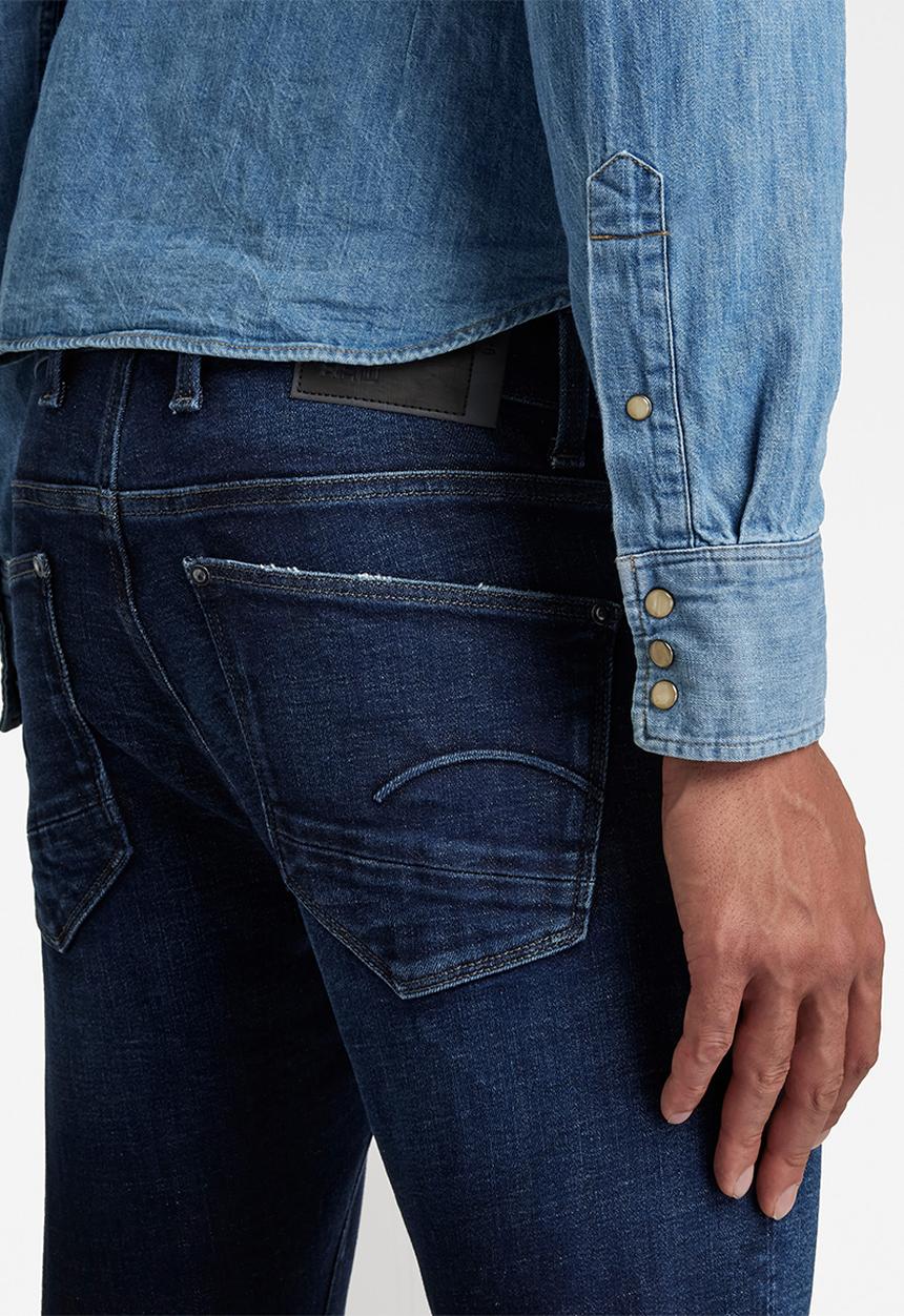 G-STAR - Revend fwd skinny - worn in ultramarine