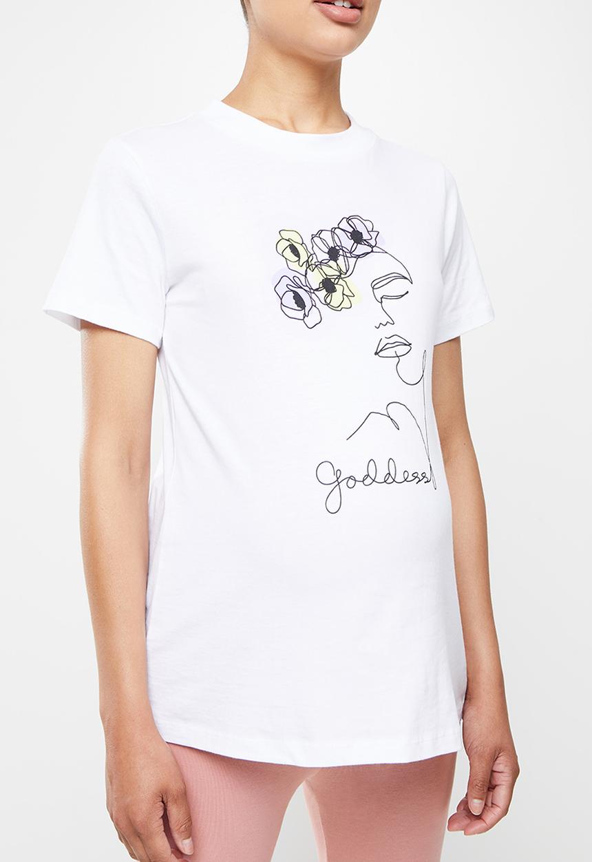 Superbalist - Printed crew neck tee - white02