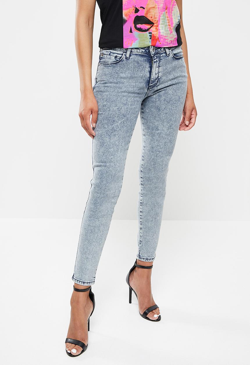 GUESS - Eco acid wash sexy curve - blue