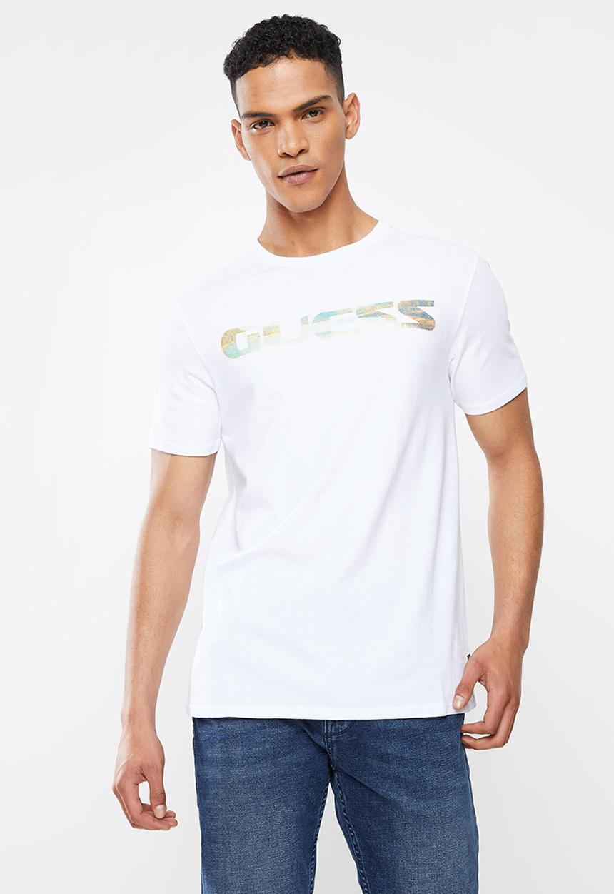 GUESS - Scenic logo short sleeve tee - white
