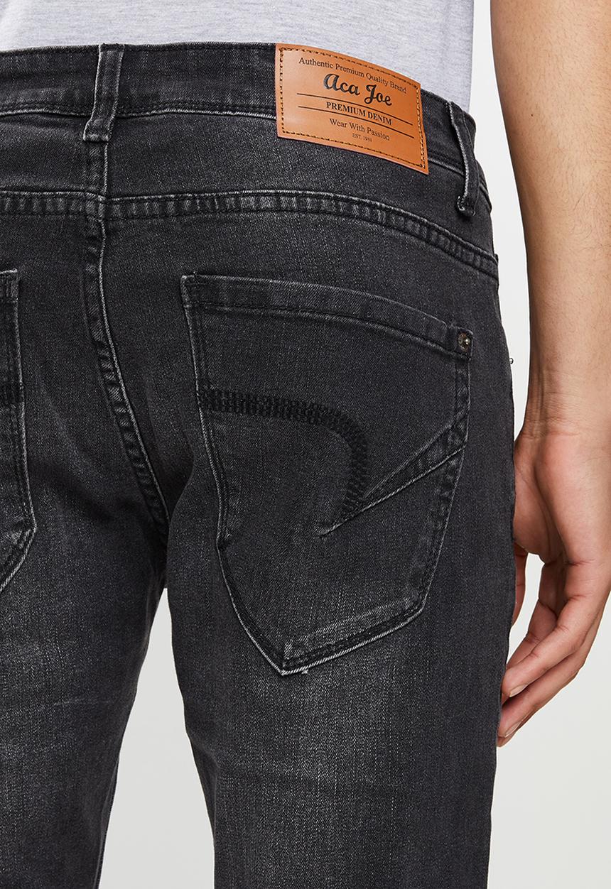 Aca Joe - Aca joe basic skinny jeans - dark grey 