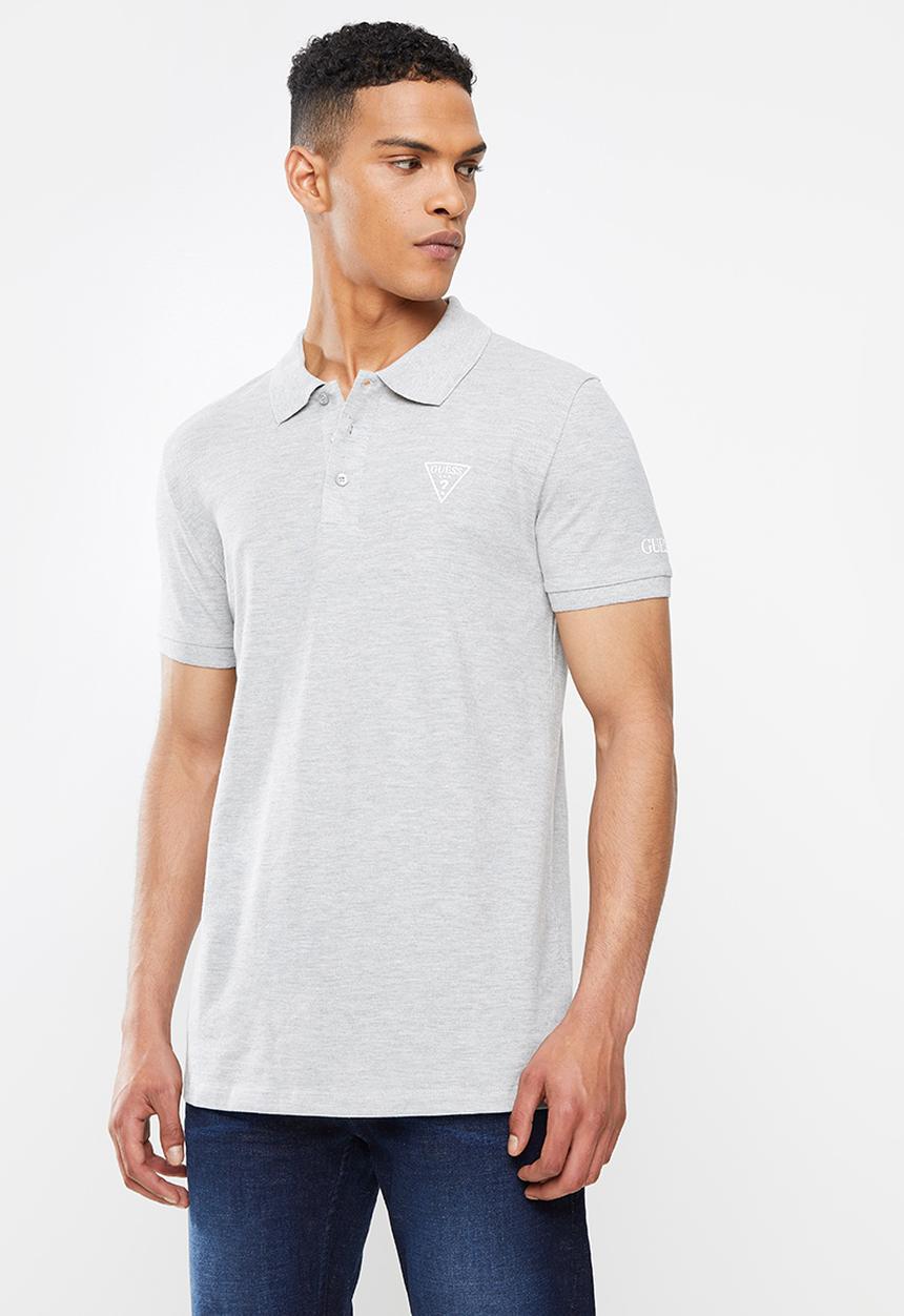 GUESS - Shirt sleeve  Guess man rep polo - grey
