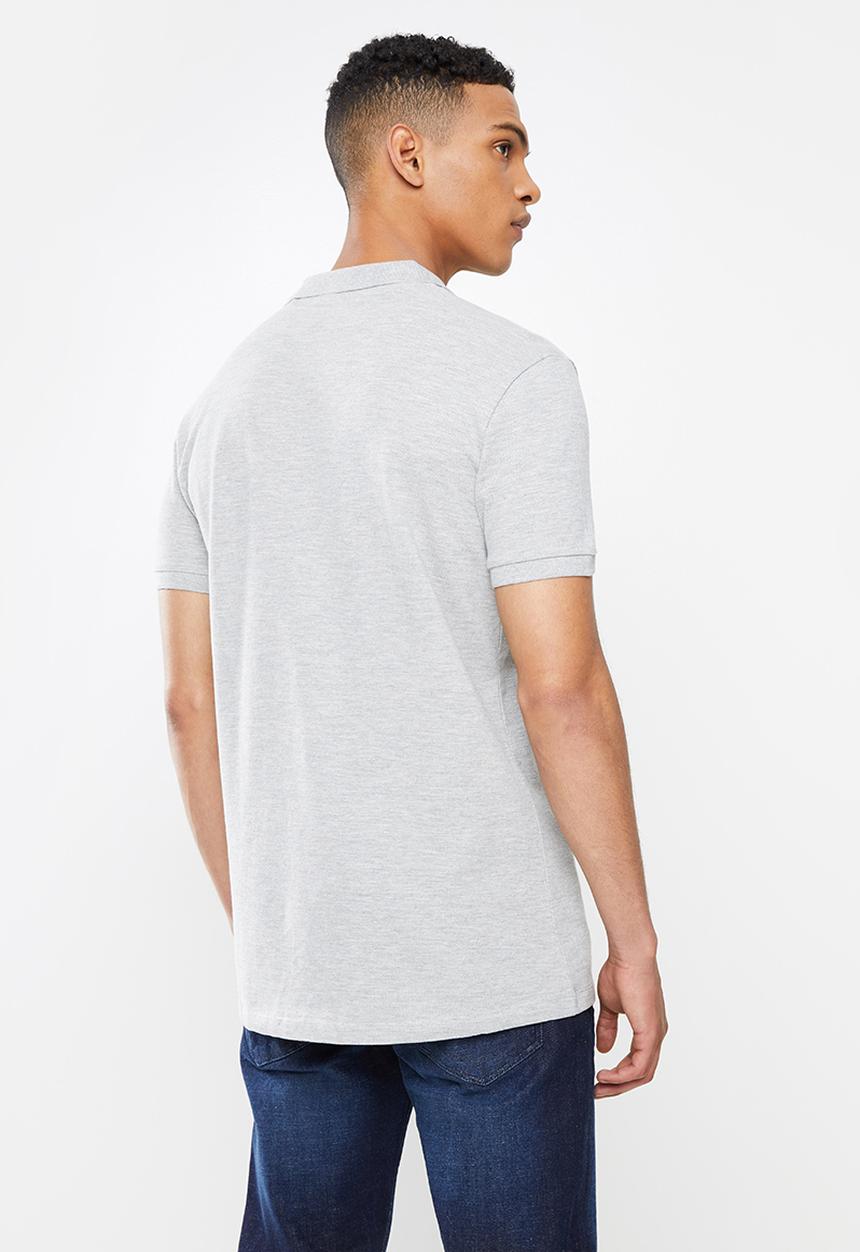 GUESS - Shirt sleeve  Guess man rep polo - grey