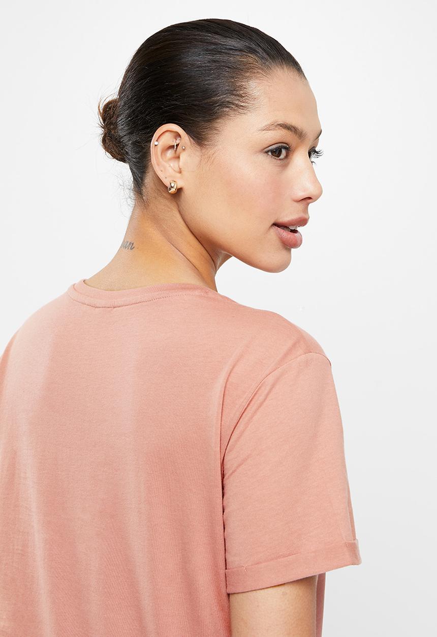 POLO - Crystal short sleeve tonal logo t-shirt - blush