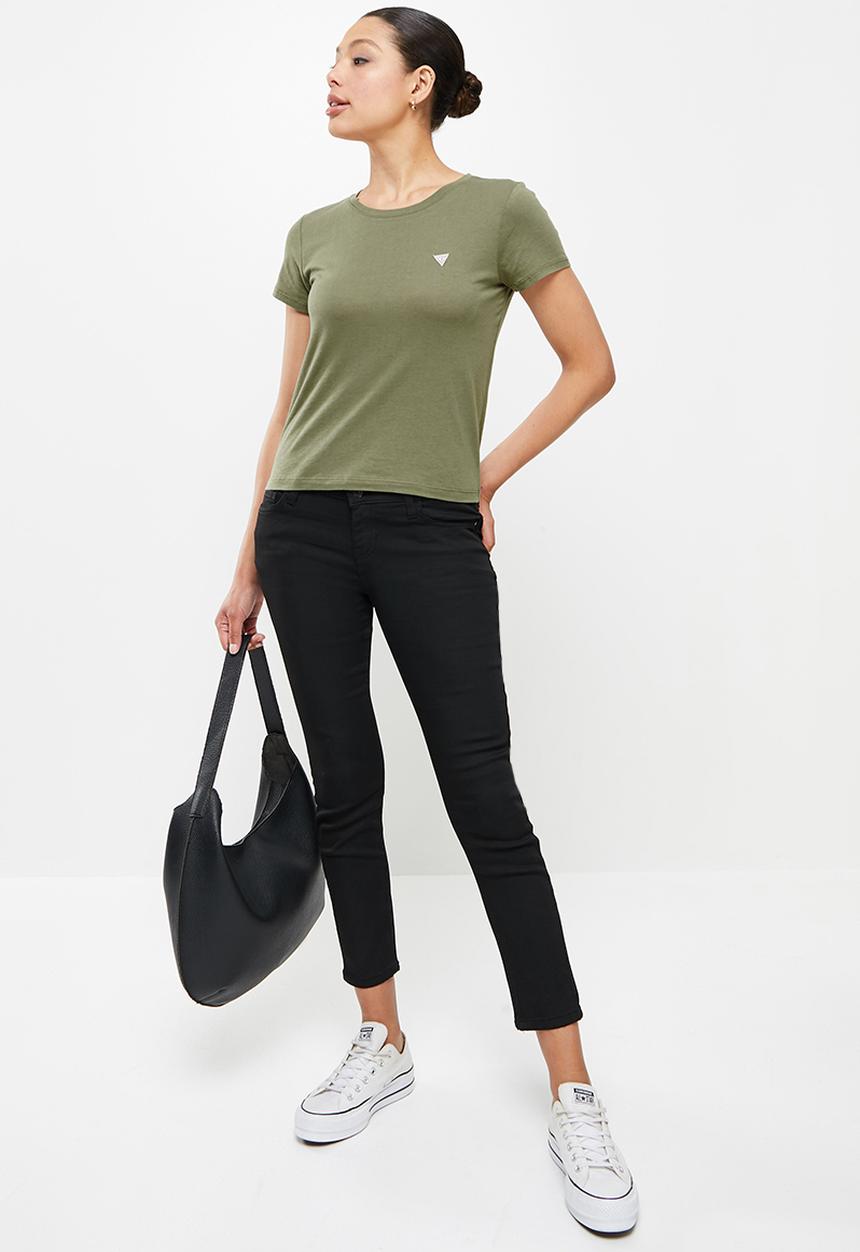 GUESS - Baby boxy tee - lichen leaf green