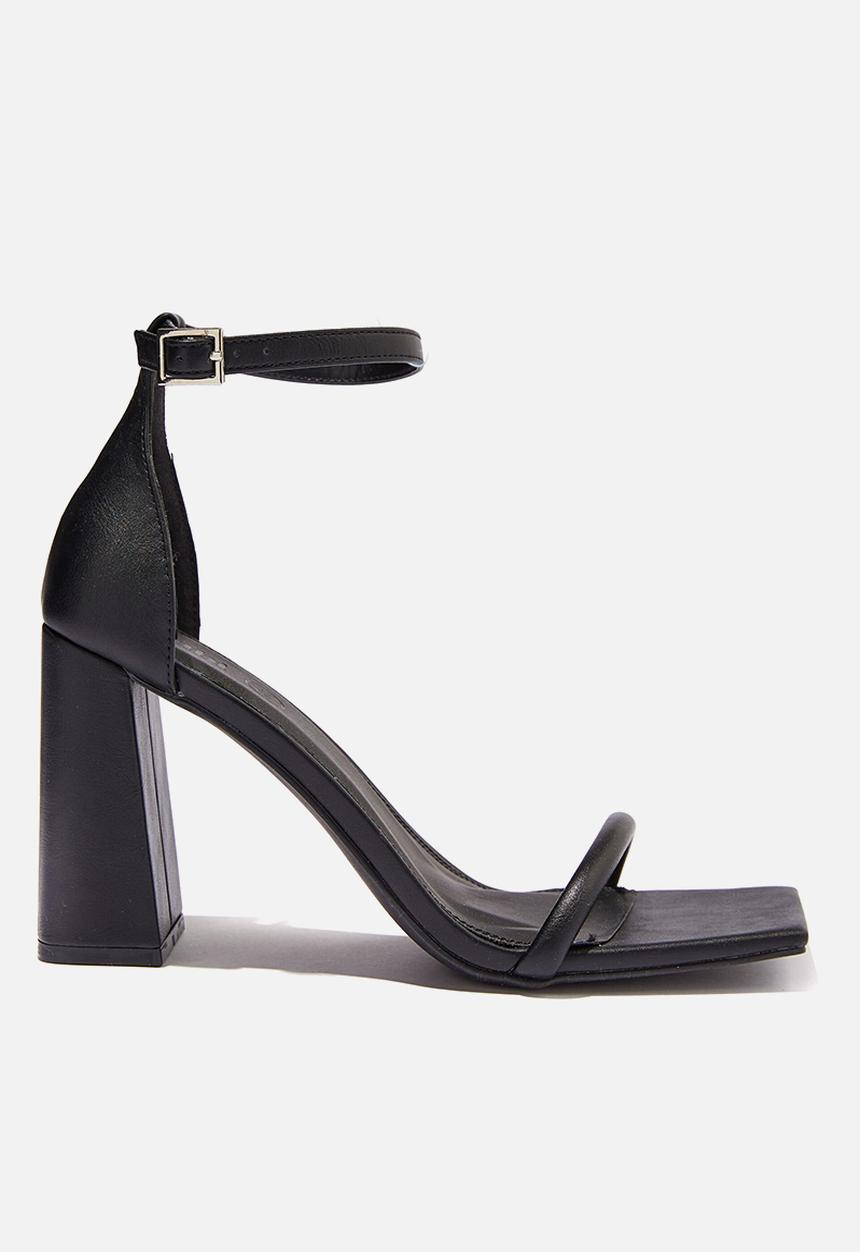 Cotton On - Quinn block heel - black pu