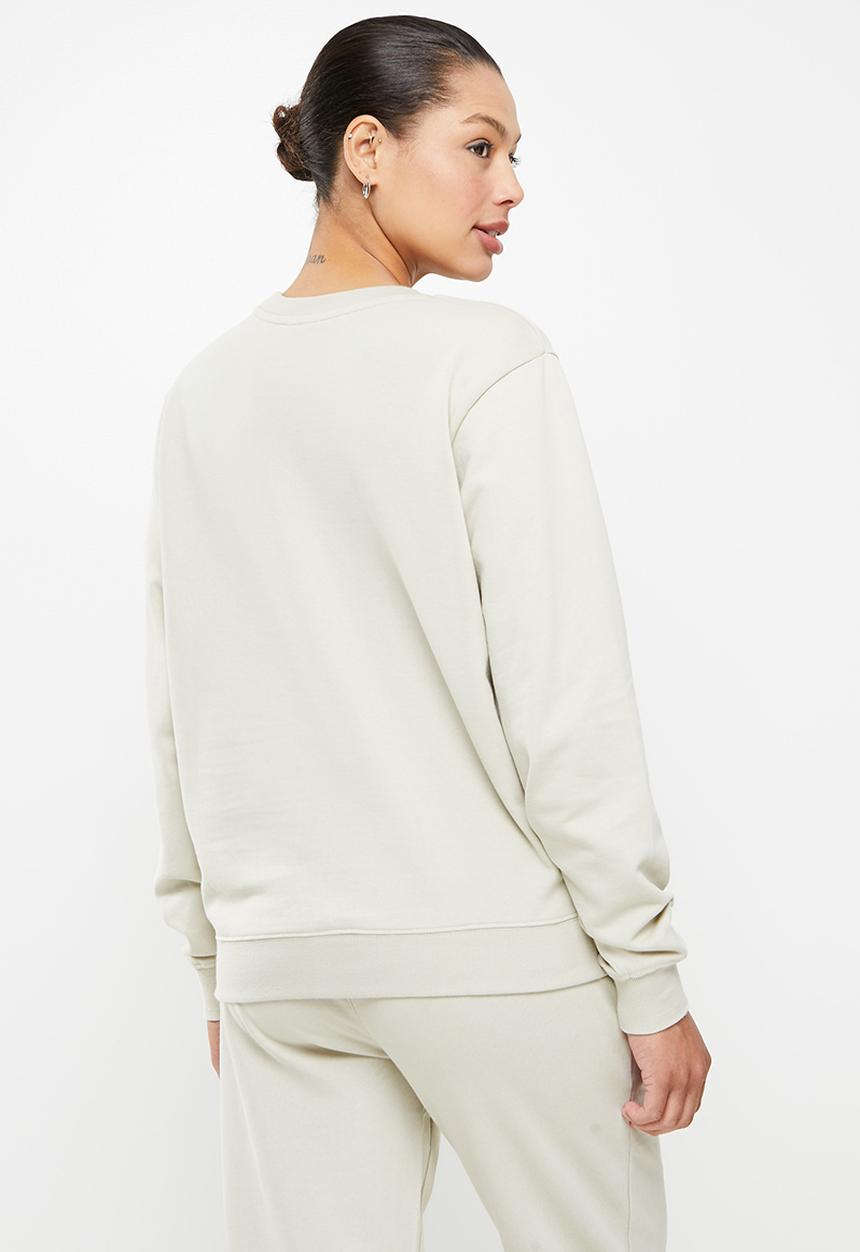POLO - Tracey logo sweat top - stone