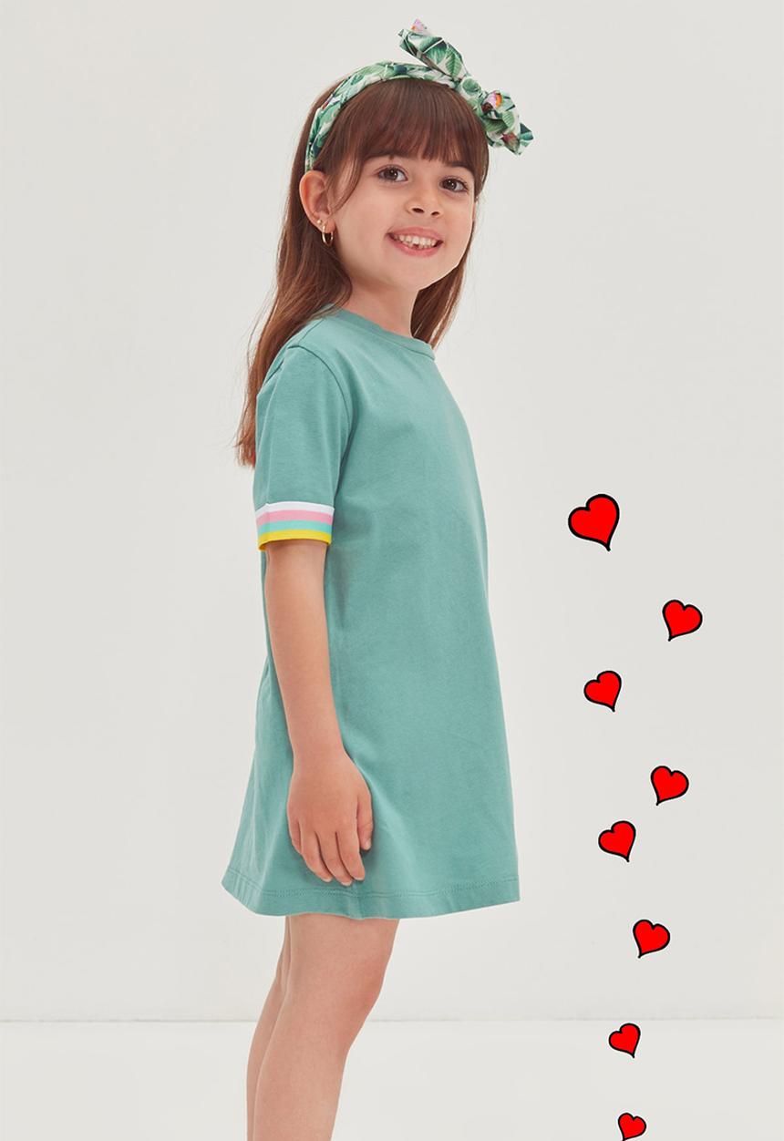 Trendyol - Short sleeve dress - mint