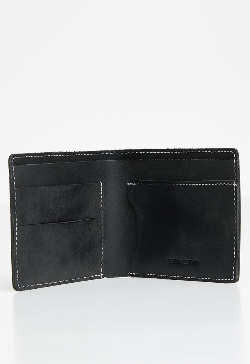 JEEP - Leather bifold wallet - black